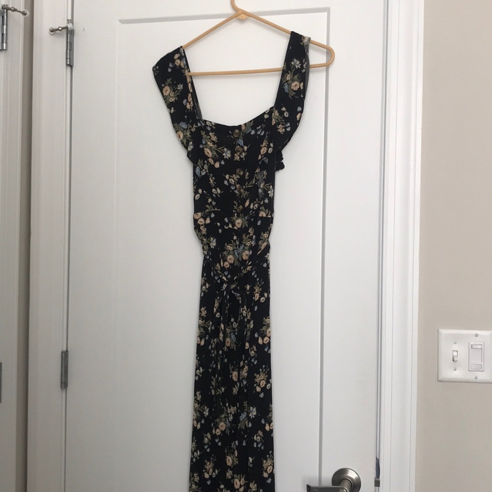 American Eagle flare pant cropped jumpsuit